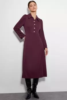 Платье рубашка из джерси Monsoon, красный