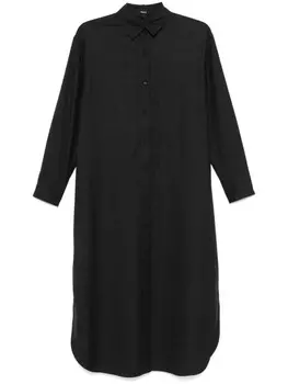 Платье-рубашка из фланели Theory, серый