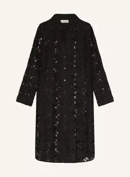 Платье-Рубашка из кружева Lollys Laundry, черный