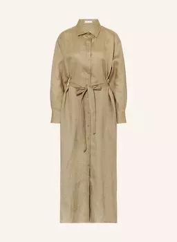 Платье-Рубашка из льна Mrs & Hugs, зеленый