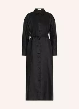 Платье-Рубашка из льна Mrs & Hugs, черный