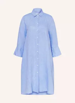 Платье-Рубашка из льна Robert Friedman, голубой