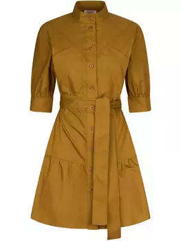 Платье-рубашка из поплина LIU JO, коричневый