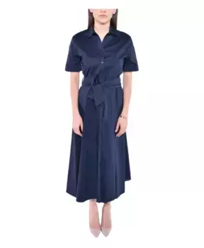 Платье рубашка из поплина Woolrich, синий