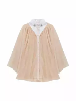 Платье-рубашка из тюли EMILY Maison Ava, розовый