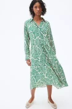 Платье-Рубашка из вискозы H&M, мультиколор