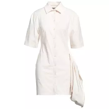 Платье-рубашка Jacquemus, кремовый