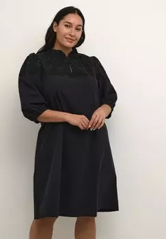 Платье-рубашка JAS Kaffe Curve, цвет Black Deep