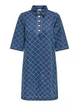 Платье-рубашка JDY JDYBella-Emilie, синий деним