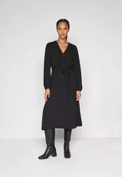 Платье-рубашка Jdydivya Lace Midi Dress JDY, черный