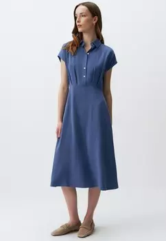 Платье-рубашка Jimmy Key, пестрый синий