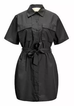 Платье-рубашка JJXX MISSION COMFORT UTILITY, черный