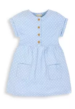 Платье-рубашка JoJo Maman Bb, синий