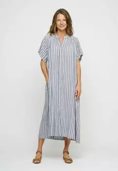 Платье-рубашка JUNE STRIPE moshi moshi mind, синий