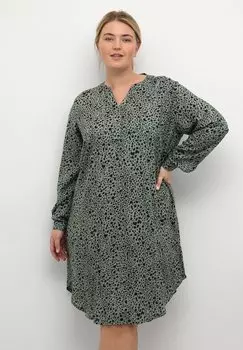Платье-рубашка Kaffe Curve, серый