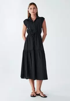 Платье-рубашка KALA WILLA, черный