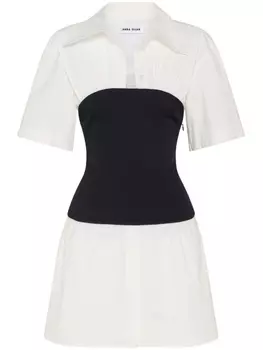 Платье-рубашка Kali из смесового органического хлопка Anna Quan, белый