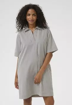 Платье-рубашка KANAYA STRIPED Kaffe, темно-синий