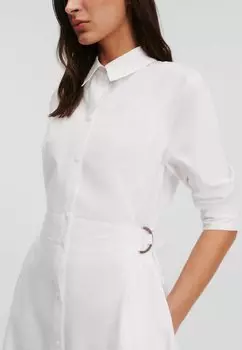 Платье-рубашка KARL LAGERFELD, белое