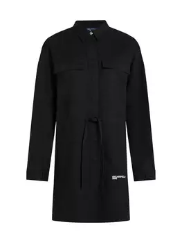 Платье-рубашка KARL LAGERFELD JEANS, черный