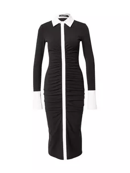 Платье рубашка Karl Lagerfeld Shirt Dress, черный