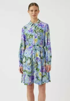 Платье-рубашка KAYA NOOS YAS, светло-голубой