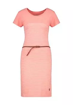 Платье-рубашка Кларина, пояс, женское ALIFE AND KICKIN, цвет Ocean Coral