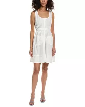 Платье-рубашка Kooples А-силуэта The Kooples, белый