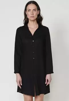 Платье-рубашка Koroshi, черный