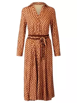 Платье-рубашка Kraimod, коричневый