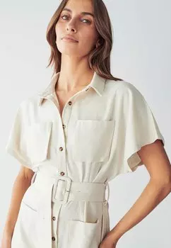 Платье-рубашка KULAN MIDI WILLA, бежевый