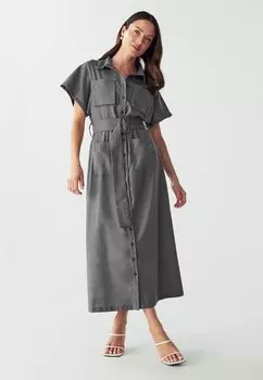 Платье-рубашка KULAN MIDI WILLA, серый