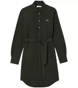 Платье-Рубашка Lacoste, зеленый