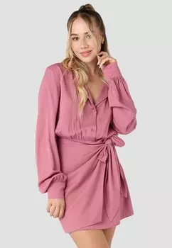 Платье-рубашка Laurella, розовый