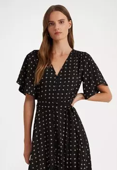 Платье-рубашка Lauren Ralph Lauren KANGANI DAY DRESS, цвет black/tan