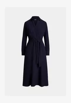 Платье-рубашка Lauren Ralph Lauren Rowella Long Sleeve Day, синий