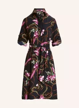 Платье-рубашка LAUREN RALPH LAUREN, темно-синий/коричневый/фиолетовый