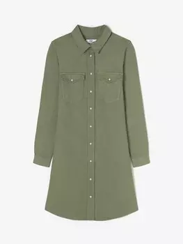 Платье-рубашка Le Temps Des Cerises Alio, хаки