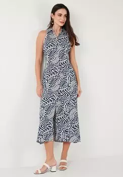 Платье-рубашка LELA, темно-синий