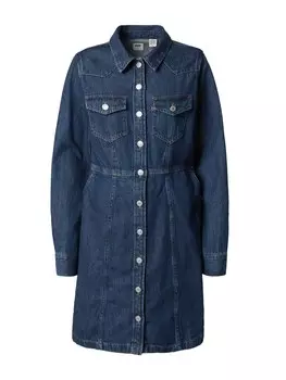 Платье-рубашка LEVI'S LEVIS SHIRT DRESS, синий джинсовый