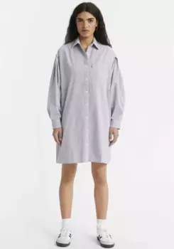 Платье-рубашка Levi's "RHEA SHIRT DRESS BLUE", цвет Seraphina Stripes