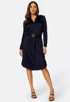 Платье-рубашка Lillyanna Bubbleroom, цвет dark blue