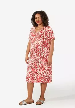 Платье-рубашка Live Unlimited London, красный