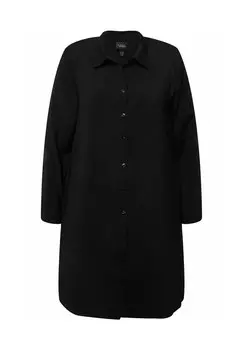 Платье-рубашка LONG SLEEVE Ulla Popken, черный