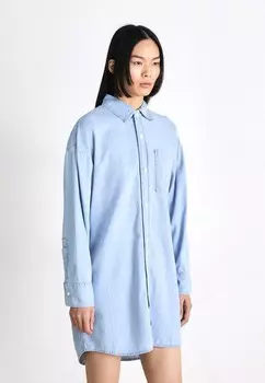Платье-рубашка LOOSE DRESS Calvin Klein Jeans, синий деним