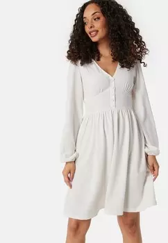 Платье-рубашка LOVA Bubbleroom, белый