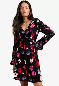 Платье-рубашка Love & Roses, черный