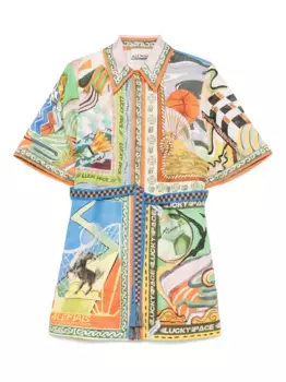 Платье-рубашка Lucky Pace ALEMAIS, синий