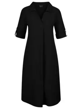 Платье-рубашка MADELEINE, черный