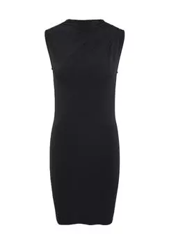 Платье-рубашка "Мэдисон", без рукавов, женское PIECES, цвет 179276 Black